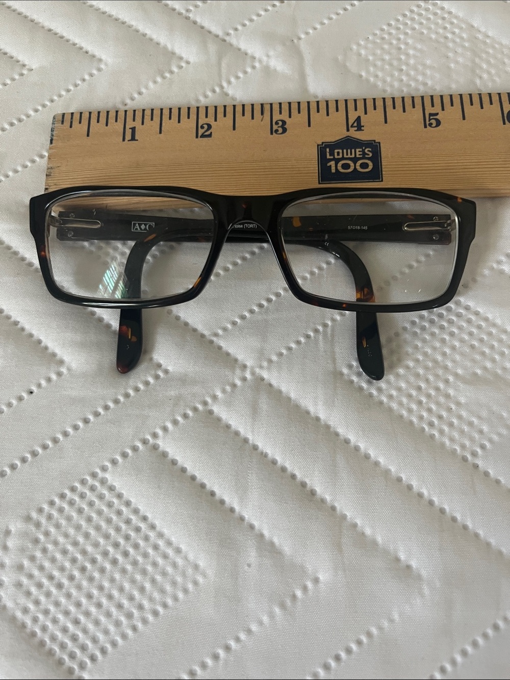 Rectangular Tortoiseshell Eyeglass Frames - Classic Brown/Black